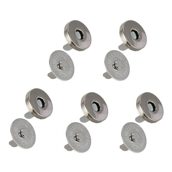 100 Sets Magnetic Button Clasp Snaps 18mm - Great for Sewing, Craft, Purses, Bags, Clothes, Leather