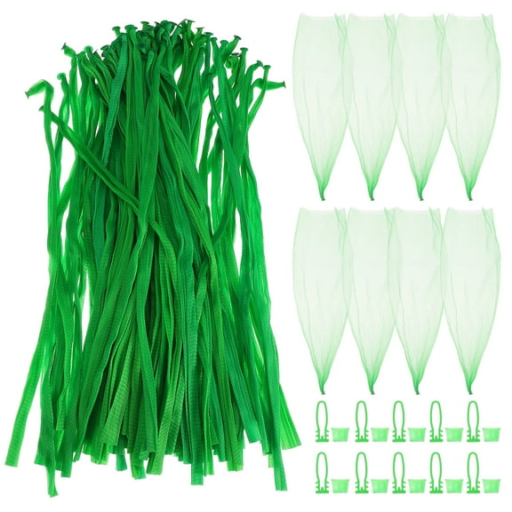 100 Sets Onion Storage Bags for Vegetables Eggs and Fruit Mesh Pouches Shopping Mesh Sack