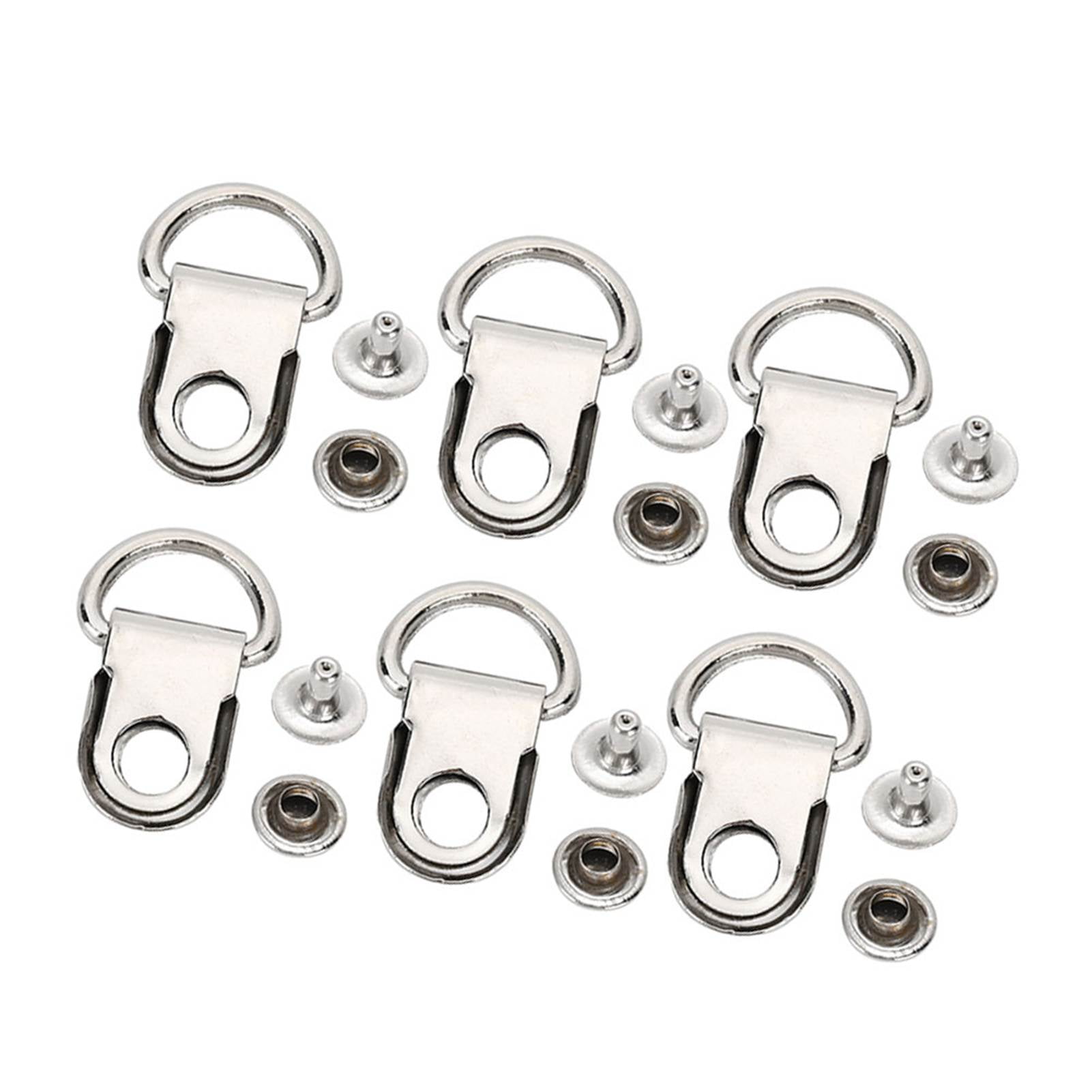 Shoe Less Rivet 100 Sets Shoelace Hook DRing Eyelet Buckle Brass Shoe Leather Bag DIY ...