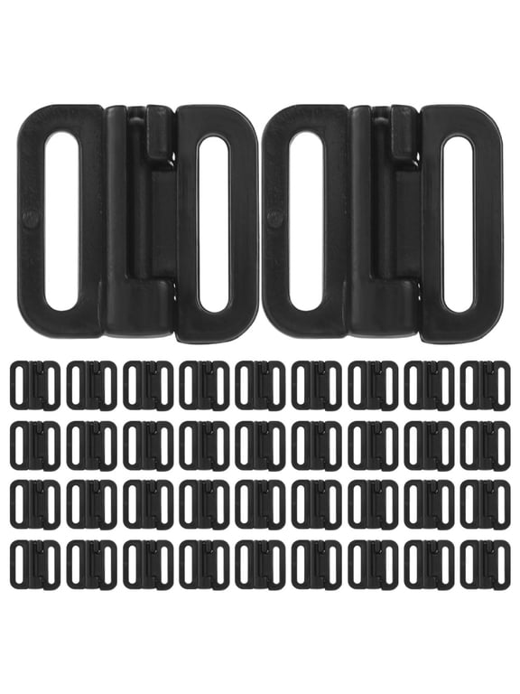 100 Sets Women Bra Front Clasps Plastic Buckles Front Closure Clasp Bra Front Closing Clasp Bra Accessories Replacement Part