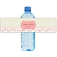 thumbnail image 1 of 100 Shabby Chic Wedding Anniversary Engagement Party Water Bottle Labels 8"x2", 1 of 4