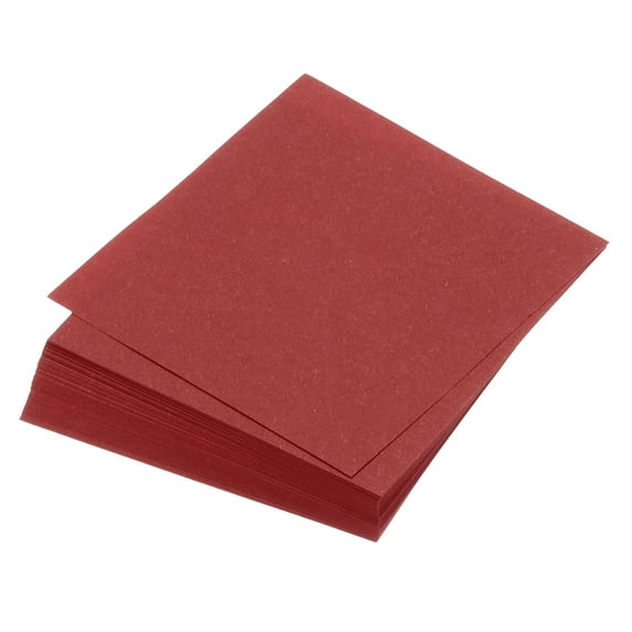 Uxcell Origami Paper Double Sided for Art Craft Project Beginner 100 Sheets Dark Red 3x3 inch