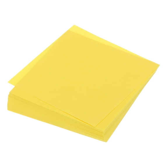 Uxcell Origami Paper Double Sided for Art Craft Project Beginner 100 Sheets Lemon Yellow 3x3 inch