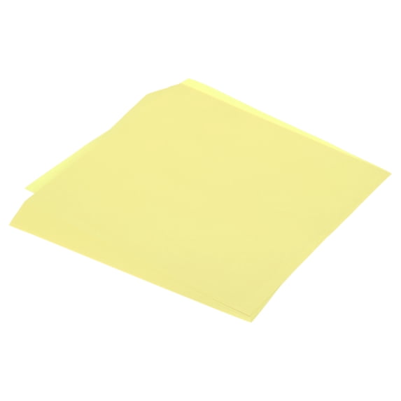 Uxcell Origami Paper Double Sided for Art Craft Project Beginner 100 Sheets Light Yellow 10x10 inch