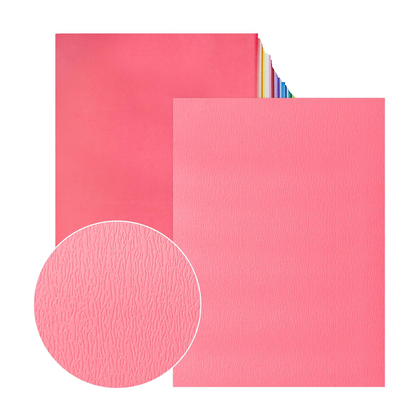 100 Sheets 8.5 x 11 65 lb Colored Cardstock Paper 25 Primary Colors