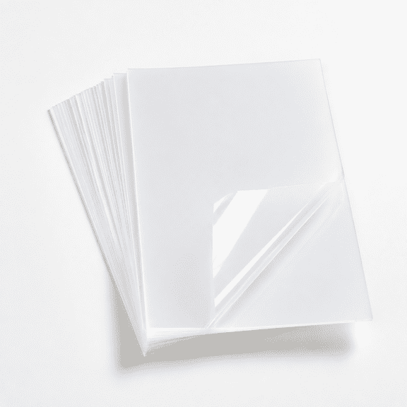 100 Sheets 8.5 x 11 Inch Transparent Inkjet Printer Transparency Film
