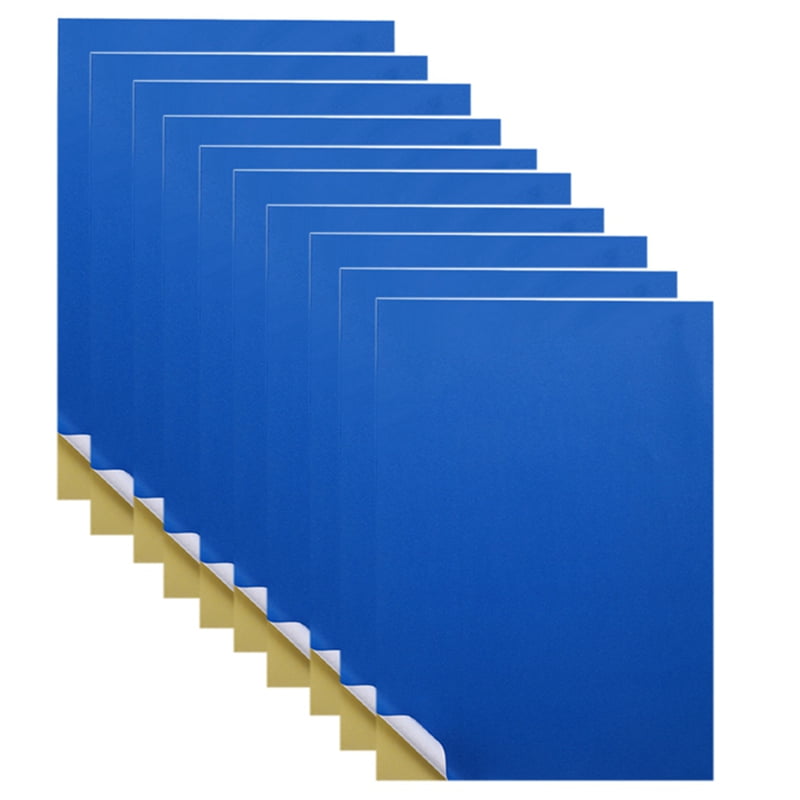 100 Sheets A4 Sticker Paper-Dark Blue