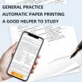100 Sheets A4 Thermal Paper 210x297mm High Gloss Printing Paper for Proposals Letters Invoices