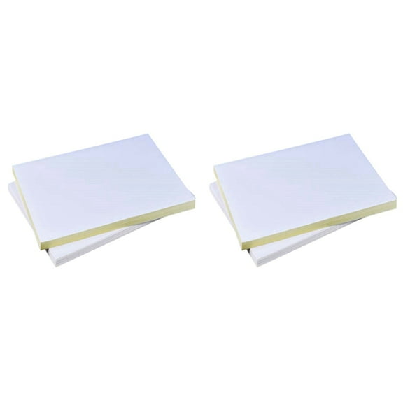 100 Sheets A4 White Self Adhesive Waterproof Sticker Label Matte  Paper for  Inkjet Printer Copier