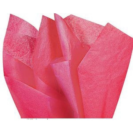 100 Sheets AZALEA PINK Gift Wrap Pom Pom Tissue Paper 15x20