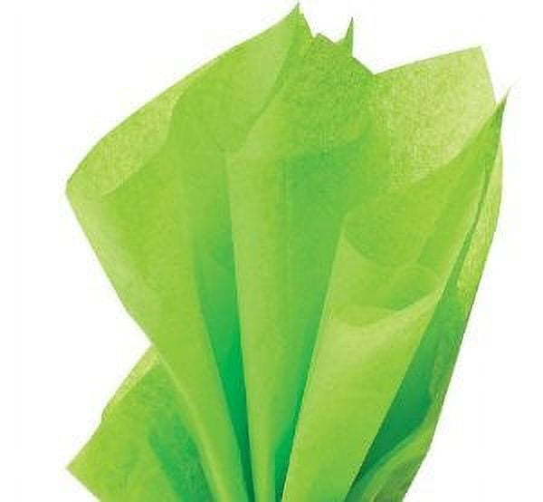 Citrus Green Wax Tissue Paper Rolls for Florists
