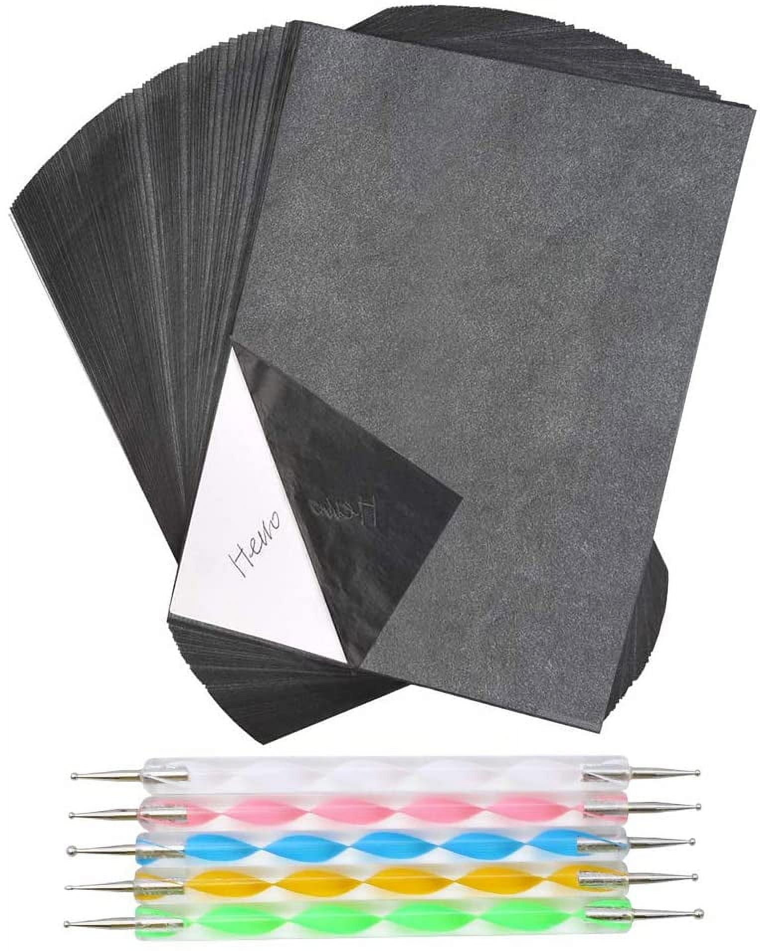 100 Sheets Black Carbon Paper for Tracing On Fabric