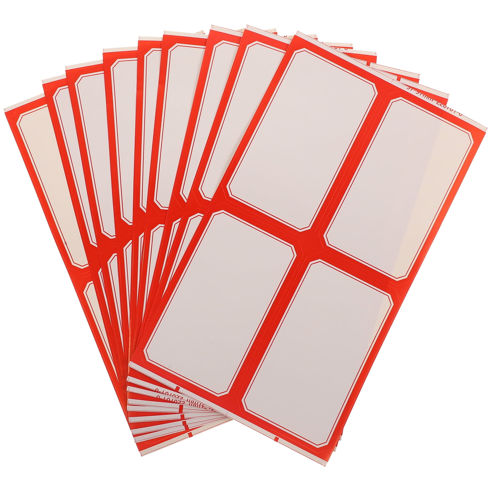 100 Sheets Blank Label Stickers Labels Compact Name Adhesive Commodity