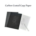 thumbnail image 1 of 100 Sheets Carbon Paper, Black Graphite Paper for Tracing Patterns onto Wood, Paper, Canvas, and Other Crafts Projects （Black), 1 of 4