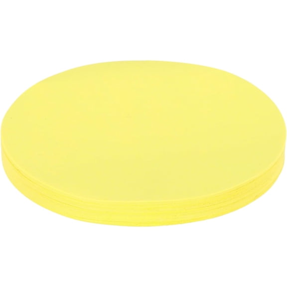 100 Sheets Circles Cutouts Paper, 3 Inch Round Origami Cardstock Construction [for Arts DIY Crafts Art Bulletin Board Decorations ] Yellow