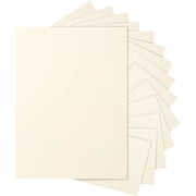 100 Sheets Cream Cardstock 8.5 x 11 Ivory Paper 200gsm/75lb Off White Paper Card Stock for DIY Cards Making Greeting Card Business Cards School Crafting Menus Certificates