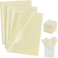 thumbnail image 1 of 100 Sheets Cream Tissue Paper Bulk, Wrapping for Gift Bags, 14 x 20 Inch Wrap Birthday Wedding Graduation DIY Crafts Holiday Flowers, 1 of 4