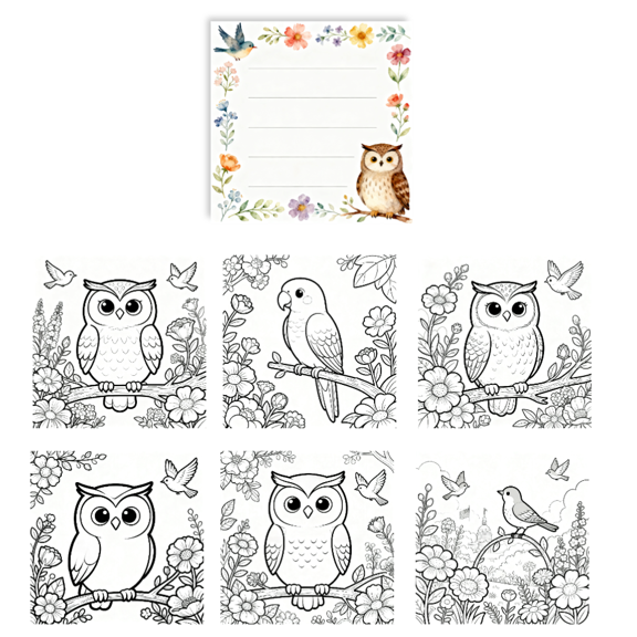 100 Sheets Creative Memo Pads: Double-Sided Random Patterns, Coloring & Message Taking Sticky Notes