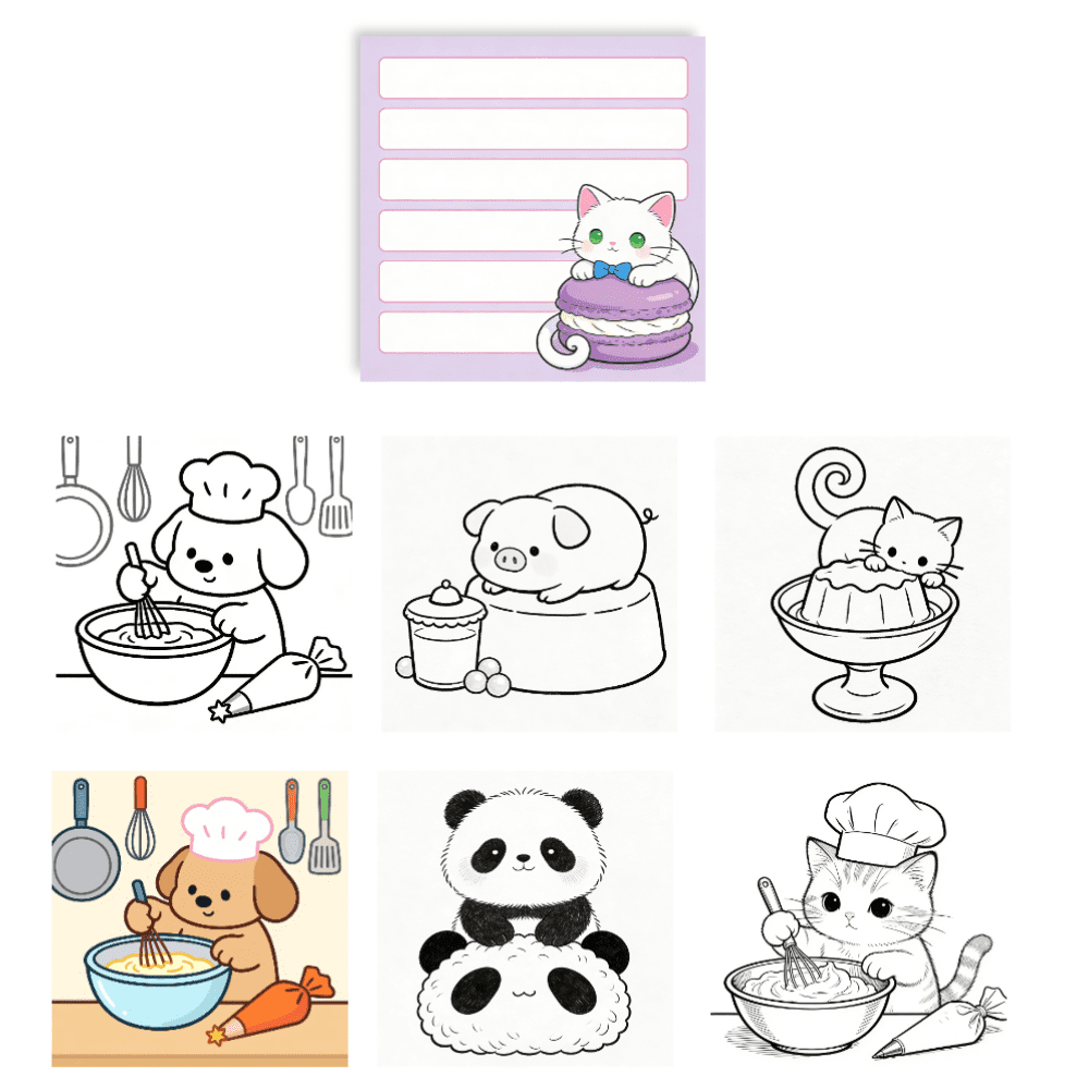 100 Sheets Double-Sided Message Sticky Notes: Original 100 Unique Patterns, Coloring & Note-Taking