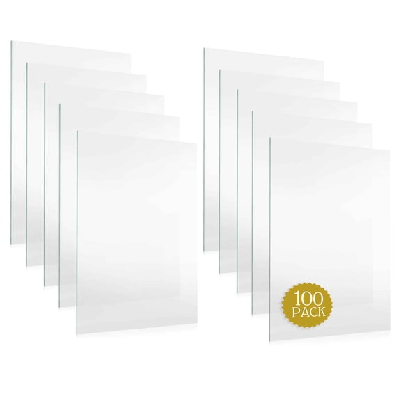 100 Sheets Non-Glare Acrylic Replacement for 17x22 Picture Frame, Replacement Plexiglass for 17x22