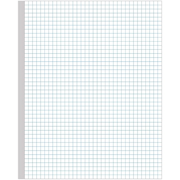 100 Sheets Graph Paper A4 Unpunched Grid Double Sided 4x4 Blue 8.5x11 Inches