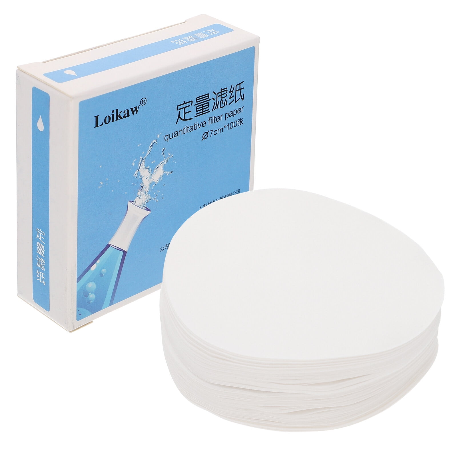 100 Sheets Labs Quantitative Paper Water Filter Papers Experiment Paper