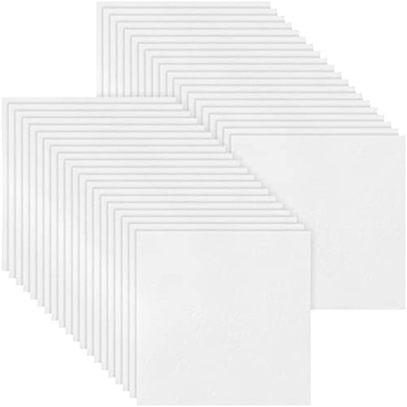 100 Sheets Microwave Kiln Paper, 3x3In,Shelf Paper for Glass Fusing