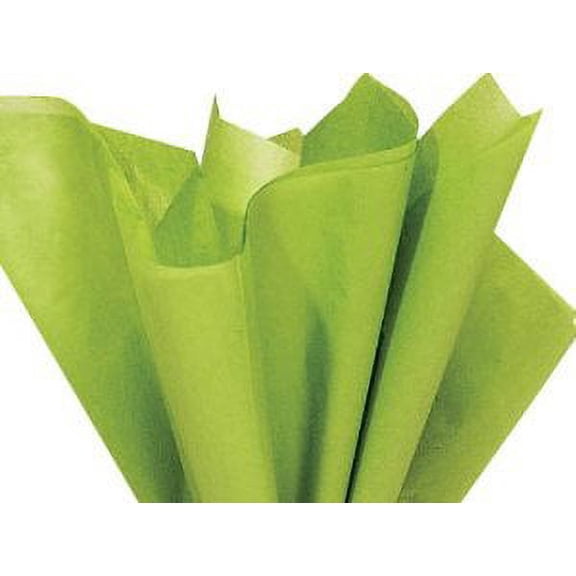100 Sheets OASIS GREEN Gift Wrap Pom Pom Tissue Paper 15x20