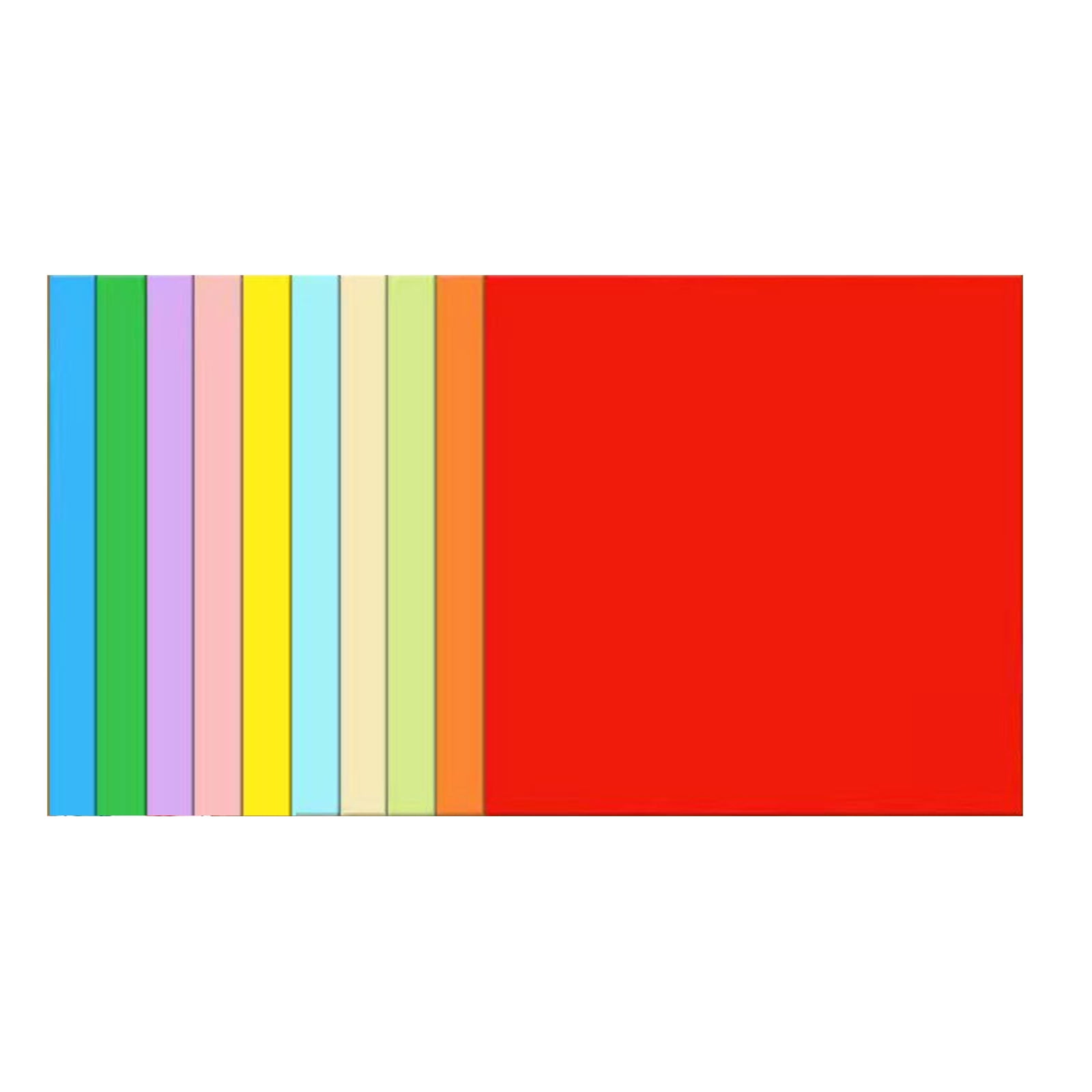 100 Sheets Paper Double Sided Color Square Paper Easy Fold Paper ...