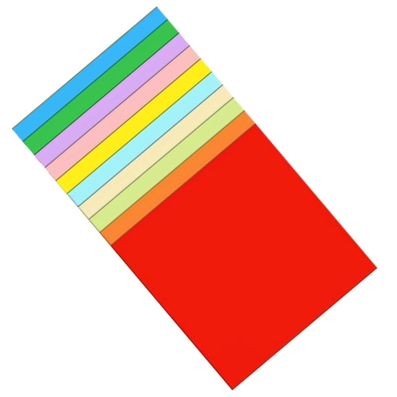 100 Sheets Paper Folding Paper Square Paper Easy Fold Paper Colorful Paper for Art and Craft