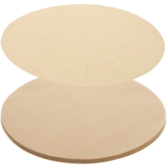FUEENIRVA Parchment Paper Natural Wood Pulp 100 Sheets 8in Diameter