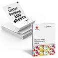100 Sheets Phomemo M832 Portable Printer Thermal Paper, 8.5'' x 11'' US