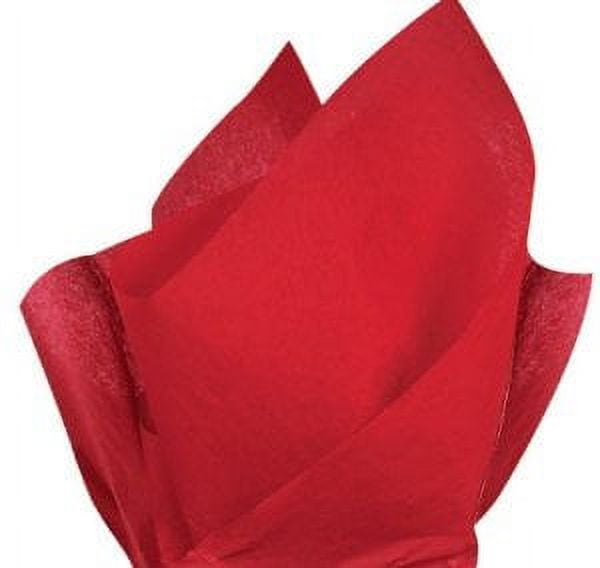 100 Sheets RED Gift Wrap Pom Pom Tissue Paper 15x20