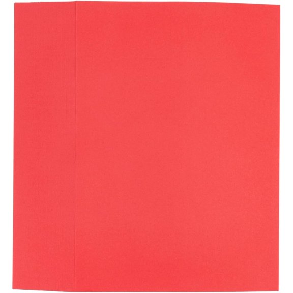 100 Sheets Red Copy Printing Paper, 8.3 X 11.7 inch Color Printer Papers, Red Construction Paper for Card Making Scrapbooking School Office Party DIY Craft