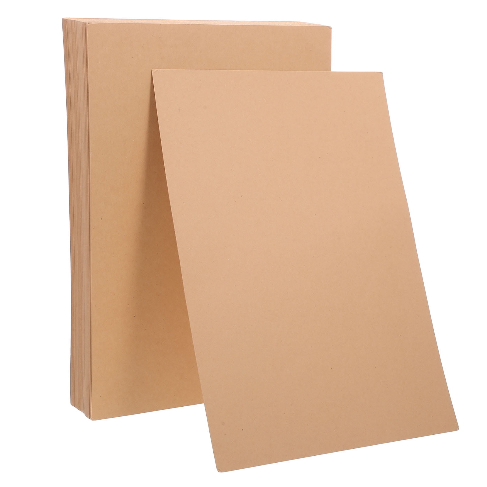 100 Sheets Plain Cards and Envelopes Kraft Paper Binder Color Removable Decoration Handmade