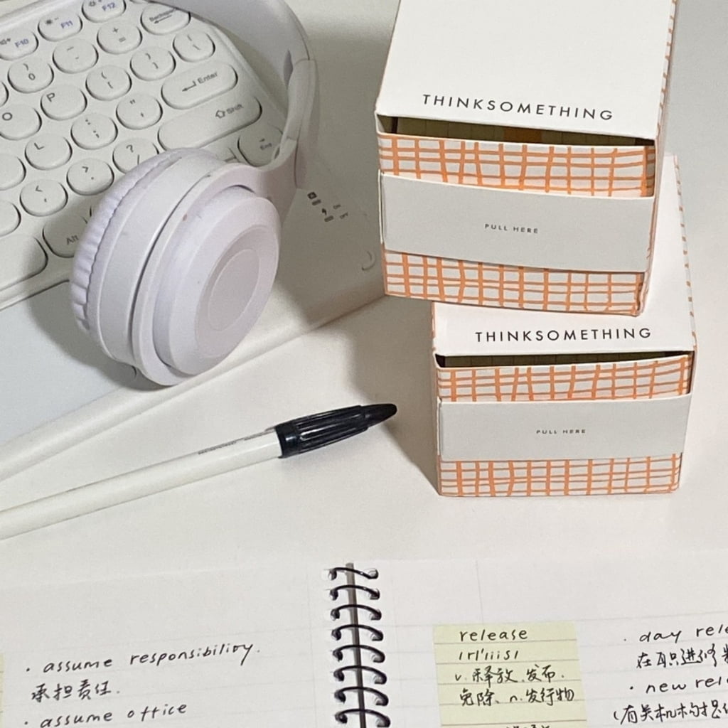 100 Sheets Sticky Notes Pull Out Notes Paper Memo Pad for Writing ...