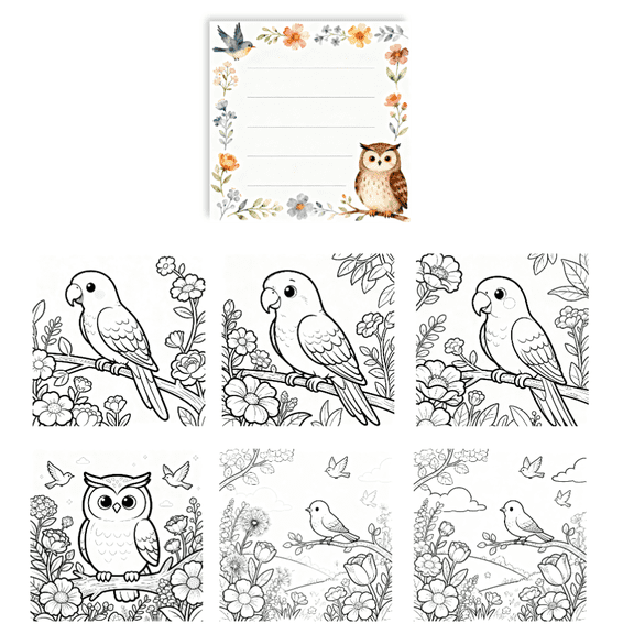 100 Sheets Sticky Notes for Coloring & Writing: Double-Sided Random Patterns, Decorative Memo Pads