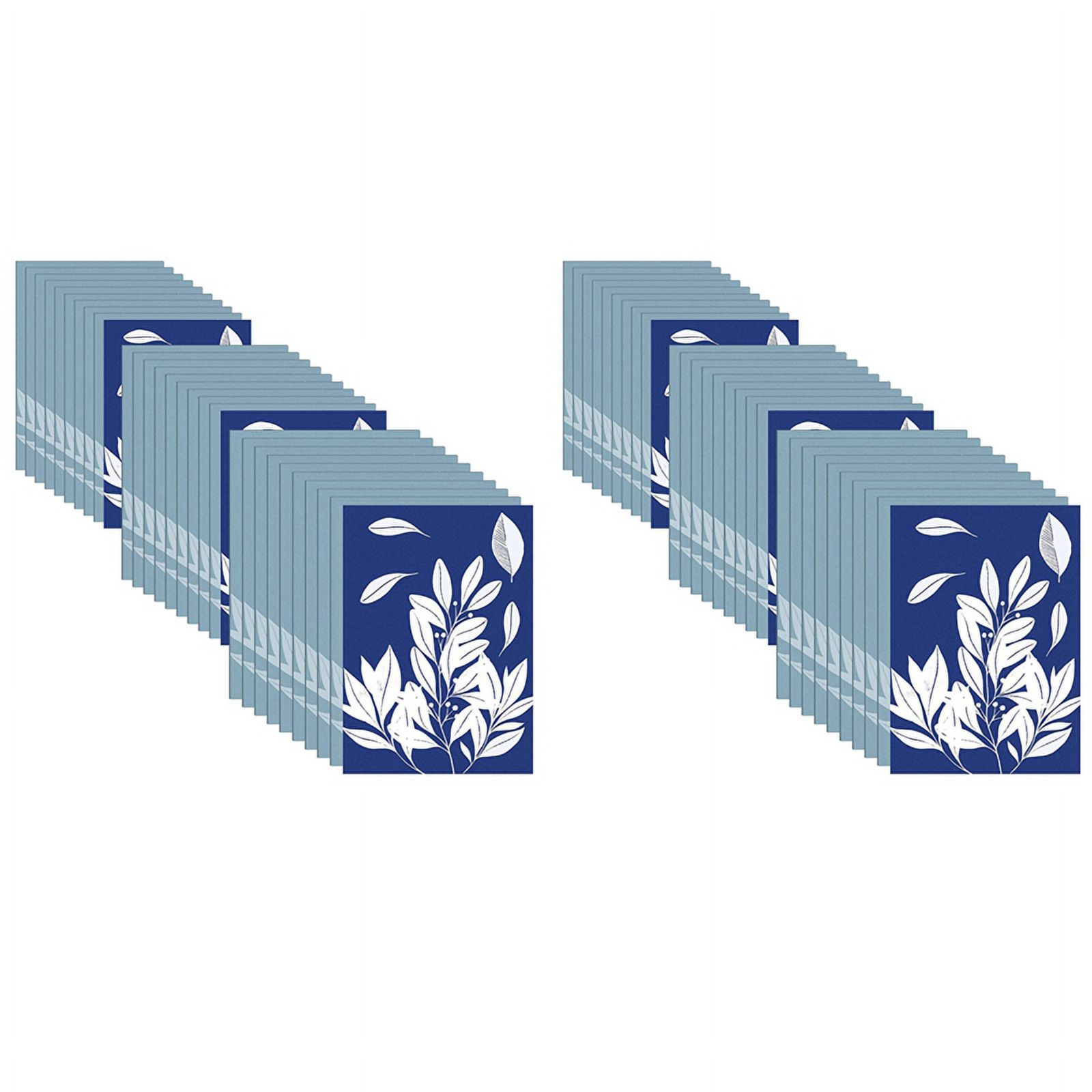 Papier Cyanotype A5 - Kit 32 Feuilles + Plaque Acrylique Et Pinces - Sensible Au Soleil, Création Artistique DIY - Enfants Et Adultes