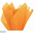 thumbnail image 1 of 100 Sheets TANGERINE Gift Wrap Pom Pom Tissue Paper 15x20, 1 of 1