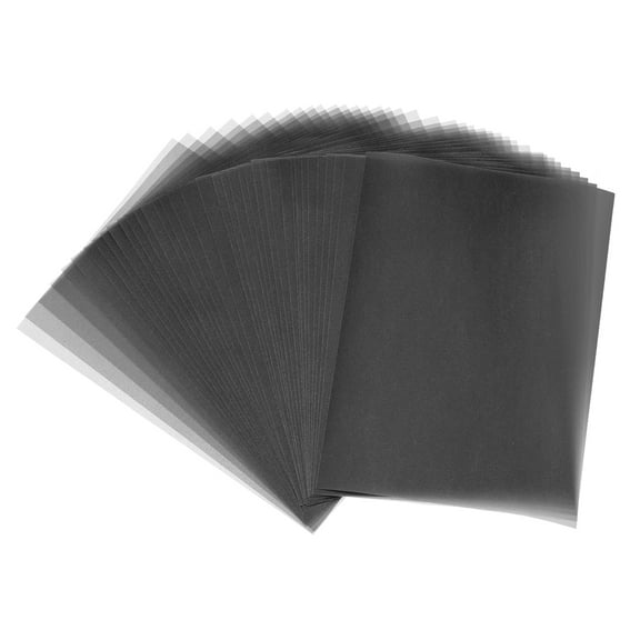 100 Sheets Vellum Paper 4x6, Vellum Paper Printable Translucent Paper 100GSM for Invitations Printing, Black