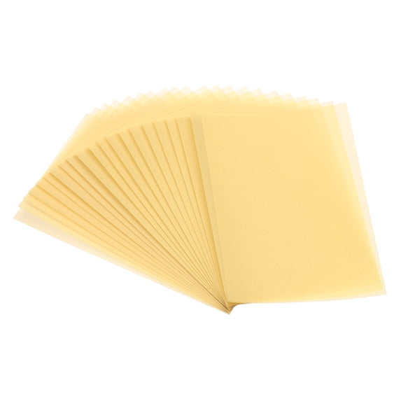 100 Sheets Vellum Paper 4x6, Vellum Paper Printable Translucent Paper 100GSM for Invitations Printing, Gold Tone