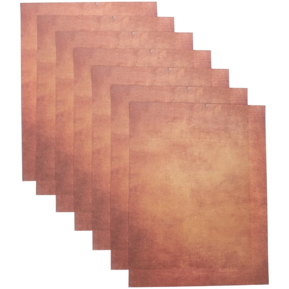 100 Sheets Vintage Composition Paper Scrapbook Portable Letter Stationary Decorate Double Offset