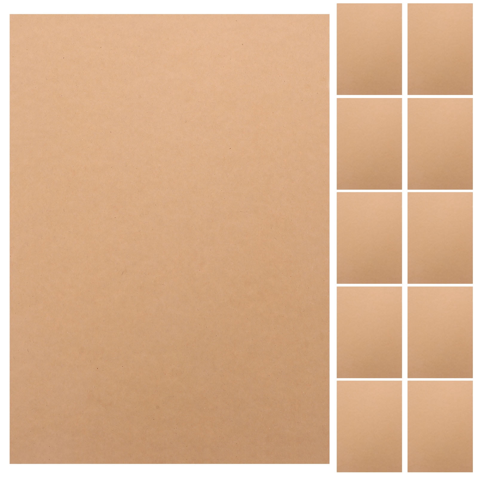 100 Sheets White Cardstock Paper for Crafts, Trinket Panels, and Projects - Kraft Card Paper