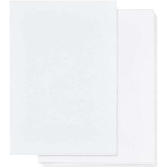 100 Sheets White Printer Paper 8.3x11.4 Inch Copy Paper for Printer Book Binding Paper Off White Printer Paper 32 lb/120 GSM for Printing Copy Crafts Letters Invitations