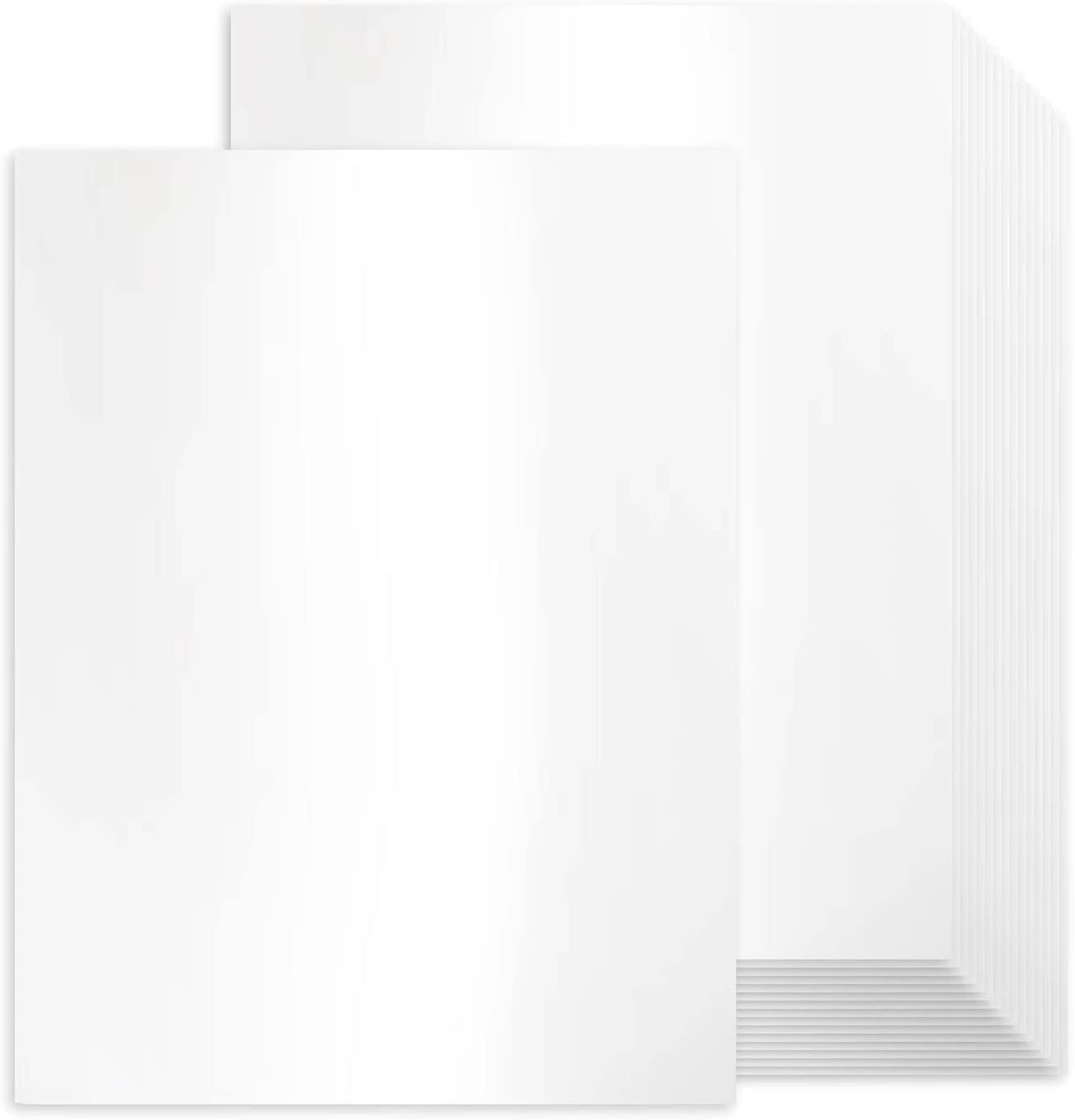 100 Sheets White Shimmer Cardstock 8.5 x 11 Certificate , 80lb Pearlescent for Invitations, Certificates, Crafts, DIY Cards