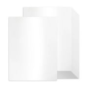 100 Sheets White Shimmer Cardstock 8.5 x 11 Certificate Paper, Goefun 80lb Pearlescent Paper for Invitations, Certificates, Crafts, DIY Cards