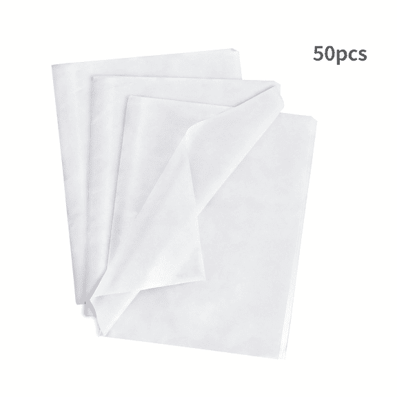 White Tissue Paper 14 x 20 Inches Recyclable Wrapping Paper for Gifts, Weddings, Birthday, DIY Crafts, Party Decoration