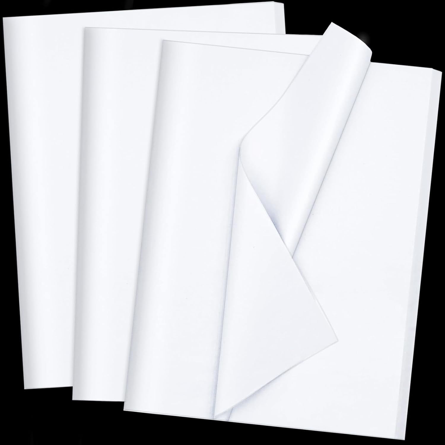 100 Sheets White Tissue Paper 20x14 Inches Tissue Paper for Gift Bags Wrapping Tissue Paper Bulk for DIY Crafts Birthday Baby Shower Festival Holidays Decorative
