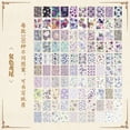 thumbnail image 1 of 100 Sheets Yuezhen Forest Garden Scrapbook Paper - Creative Vintage Floral Stickers for Kids and Journals, 1 of 11