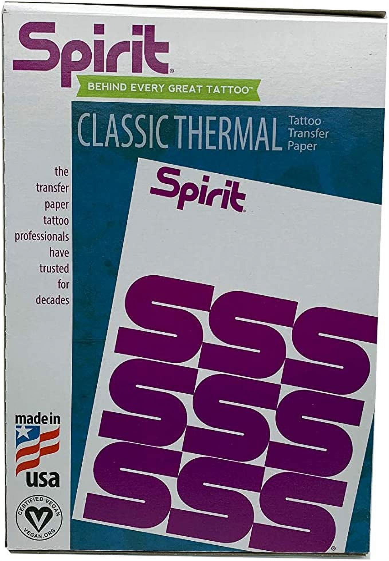 100 sheets of spirit tattoo stencil thermal transfer paper